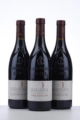 CHATEAUNEUF DU PAPE DEUS EX MACHINA 2006 - Clos Saint Jean - 3 Bottles