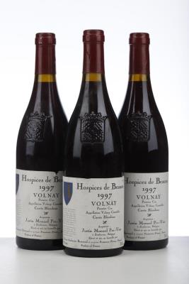 HOSPICES DE BEAUNE VOLNAY CUVEE BLONDEAU 1997 - Bertrand Ambroise - 3 Bottles
