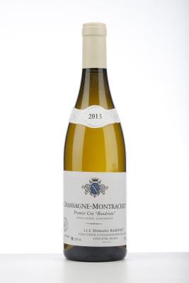 CHASSAGNE MONTRACHET BLANC BOUDRIOTTE 2013 - Ramonet - 1 Bottle