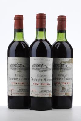 TROPLONG MONDOT 1975 - Mc - 3 Bottles