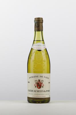 CHATEAUNEUF DU PAPE BLANC CUVEE DU PUITS DE L'ORME 1980 - Domaine de Nalys - 1 Bottle