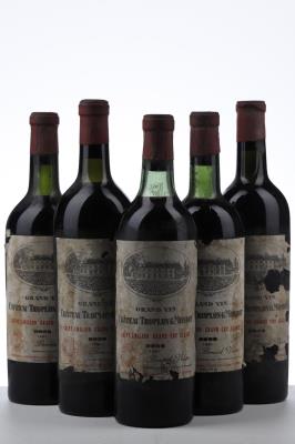 TROPLONG MONDOT 1961 - Negociant - 5 Bottles