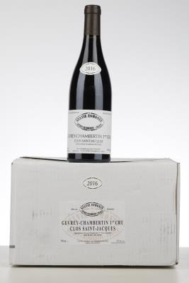 GEVREY CHAMBERTIN CLOS ST JACQUES 2016 - Sylvie Esmonin - 6 Bottles - Oc 6