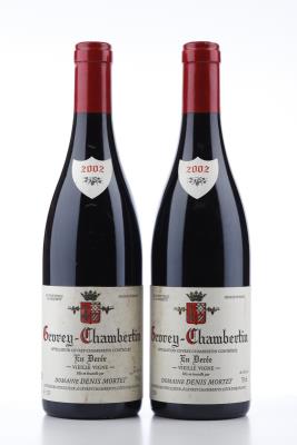 GEVREY CHAMBERTIN EN DEREE VIEILLE VIGNE 2002 - Denis Mortet - 2 Bottles