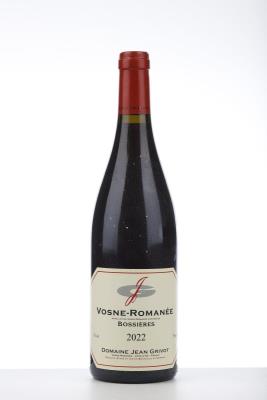VOSNE ROMANEE BOSSIERES 2022 - Jean Grivot - 1 Bottle