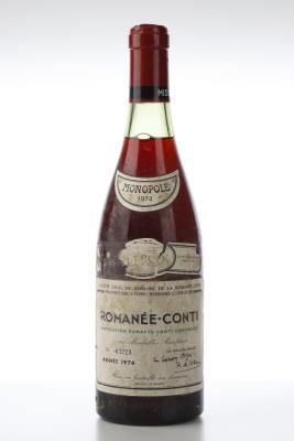 ROMANEE CONTI 1974 - Domaine de la Romanee Conti - 1 Bottle