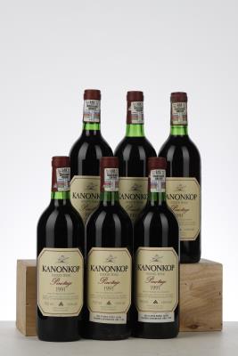 KANONKOP PINOTAGE 1991 - Kanonkop Cellars - 6 Bottles