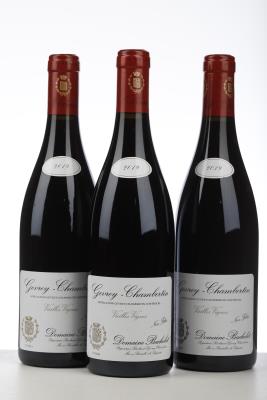 GEVREY CHAMBERTIN VIEILLES VIGNES 2019 - Denis Bachelet - 3 Bottles