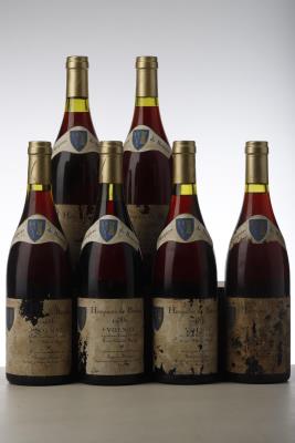 HOSPICES DE BEAUNE VOLNAY CUVEE GENERAL MUTEAU 1986 - Seguin Manuel - 6 Bottles