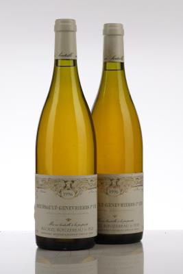 MEURSAULT GENEVRIERES 1996 - Michel Bouzereau - 2 Bottles