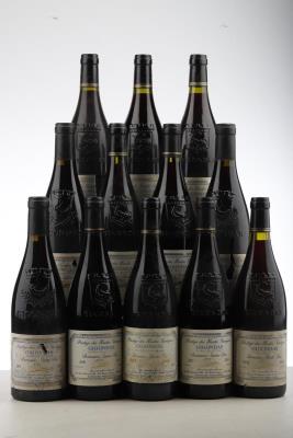 GIGONDAS PRESTIGE DES HAUTES GARRIGUES 3*1995 + 3*1998 + 3*2000 + 3*2003   - Domaine Santa Duc - 12 Bottles