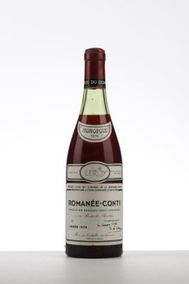 ROMANEE CONTI 1974 - Domaine de la Romanee Conti - 1 Bottle