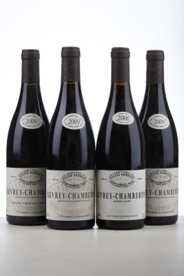 GEVREY CHAMBERTIN 1*2006 + 2*2009 + CUVEE VIEILLES VIGNES 1*2009   - Sylvie Esmonin - 4 Bottles