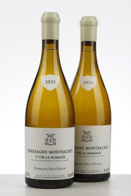 CHASSAGNE MONTRACHET BLANC LA ROMANEE 2023 - Paul Pillot - 2 Bottles
