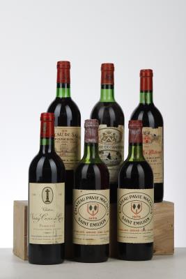 MIXED LOT BORDEAUX 6 BOTTLES NV - 1975 Camensac / 1978 De Sales / 2*1978 Pavie Macquin / 1981 Vray Croix de Gay / 1982 La Melissiere - 1 Bottle