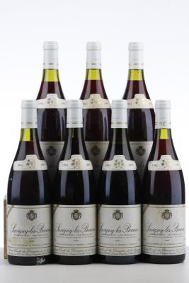 SAVIGNY LES BEAUNE LES PEUILLETS 1993 - Domaine de la Juviniere - 7 Bottles