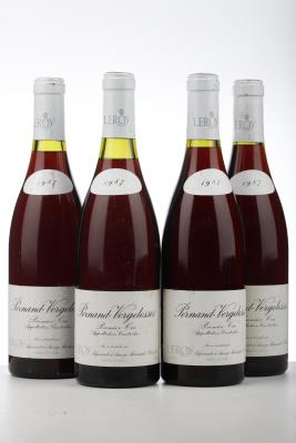 PERNAND VERGELESSES ROUGE 1987 - Leroy - 4 Bottles