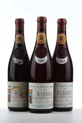 BAROLO 1967 - Mascarello Bartolo - 3 Bottles