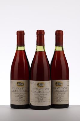 VOLNAY CAILLERETS CLOS DES 60 OUVREES 1969 - La Pousse d'Or - 3 Bottles