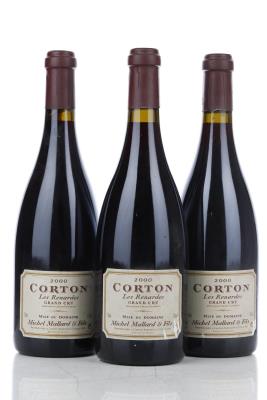 CORTON LES RENARDES 2000 - Michel Mallard - 3 Bottles