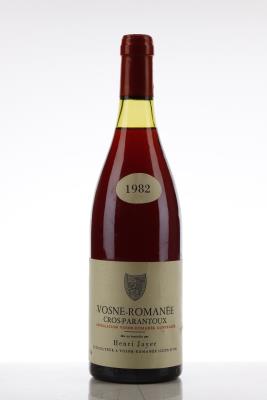 VOSNE ROMANEE CROS PARANTOUX 1982 - Henri Jayer - 1 Bottle