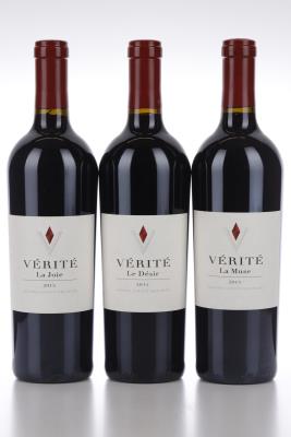 VERITE ASSORTMENT- JOIE/MUSE/DESIR 2015 - Verite  - 3 Bottles - Owc 3