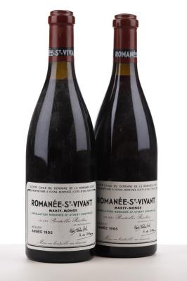 ROMANEE ST VIVANT 1995 - Domaine de la Romanee Conti - 2 Bottles