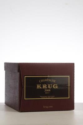 KRUG VINTAGE BRUT 2008 - Krug - 6 Bottles - Oc 6