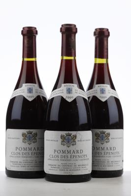POMMARD CLOS DES EPENOTS 1990 - Chateau de Meursault - 3 Bottles