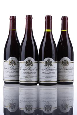 GEVREY CHAMBERTIN LES FONTENYS 1995 - Joseph Roty - 4 Bottles