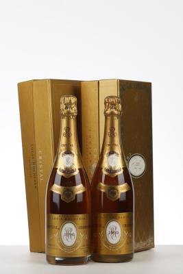 CRISTAL ROEDERER 1990 - Louis Roederer - 2 Bottles - Oc 1