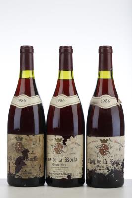 CLOS DE LA ROCHE 1986 - Guy Castagnier - 3 Bottles