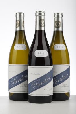 CLONAL SELECTION 2 * CHARDONNAY 2017 + 1 * PINOT NOIR - Kershaw - 3 Bottles