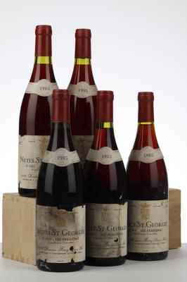 NUITS ST GEORGES LES PERRIERES 1985 - Forey - 5 Bottles