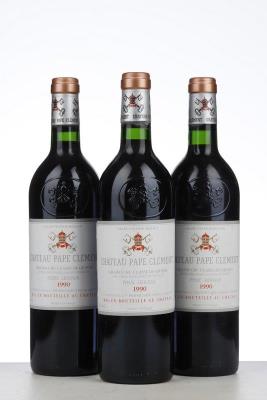 PAPE CLEMENT 1990 - Mc - 3 Bottles