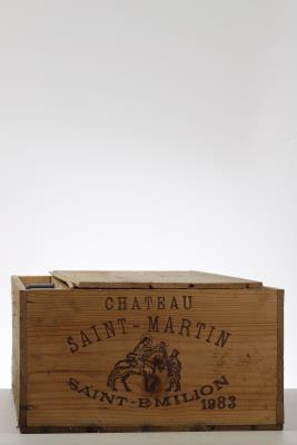 CLOS ST MARTIN 1983 - Mc - 12 Bottles - Owc 12