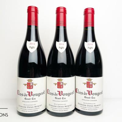CLOS VOUGEOT 2014 - Denis Mortet - 3 Bottles