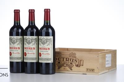 PETRUS 2009 - 3 Bottles - Owc 3 - Top lid missing