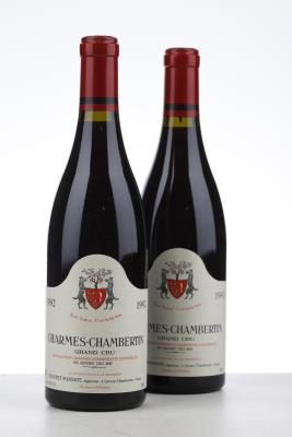 CHARMES CHAMBERTIN 1992 - Geantet Pansiot - 2 Bottles
