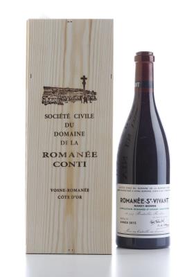 ROMANEE ST VIVANT 2015 - Domaine de la Romanee Conti - 1 Bottle - Owc 1