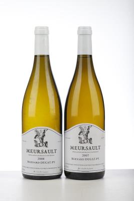 MEURSAULT 2007 + 2008 - Bernard Dugat Py - 2 Bottles