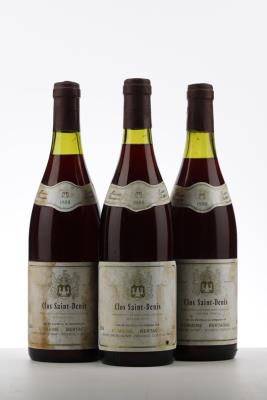 CLOS ST DENIS 1988 - Bertagna - 3 Bottles