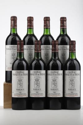 MARQUIS DE TERME 1986 - Mc - 8 Bottles