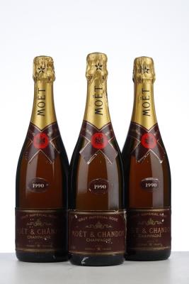 MOET ET CHANDON BRUT IMPERIAL ROSE 1990 - Moet et Chandon - 3 Bottles