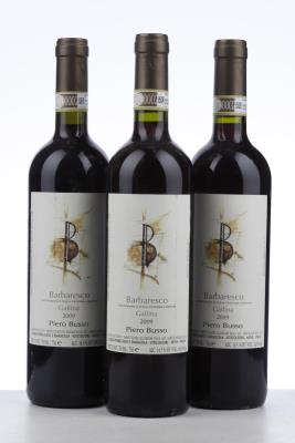 BARBARESCO GALLINA 2009 - Piero Busso - 3 Bottles