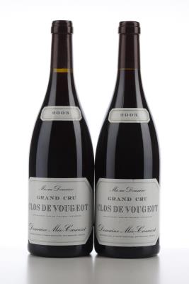 CLOS VOUGEOT 2003 - Meo Camuzet - 2 Bottles