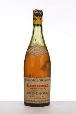 MEURSAULT CHARMES 1947 - Lupe Cholet - 1 Bottle