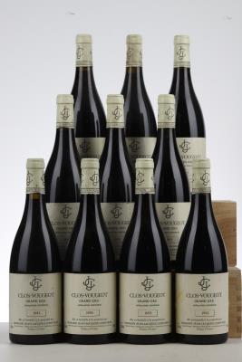 CLOS VOUGEOT 1993 - Jean Jacques Confuron - 10 Bottles