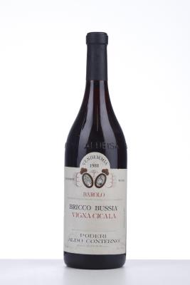 BAROLO BRICCO BUSSIA VIGNA CICALA 1988 - Aldo Conterno - 1 Magnum