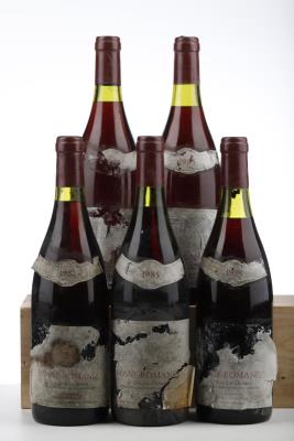 VOSNE ROMANEE LES CHAUMES 1985 - Jean Faurois - Meo Camuzet - 5 Bottles